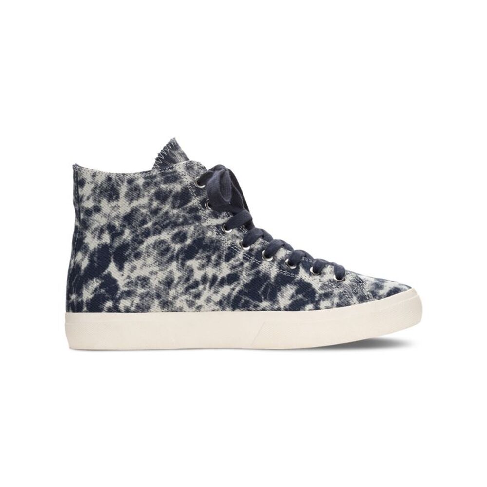 SUN STONE Mens Navy Tie Dye Comfort Mesa Round Toe Lace-Up Sneakers Shoes 10 M - Picture 3 of 4